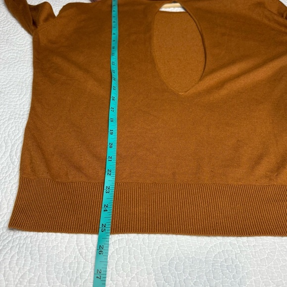 Wilfred Silk Cashemere Blend Tan Crew Neck Sweater - Picture 8 of 8